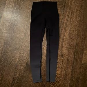 Lululemon Black grey ombré leggings size 6